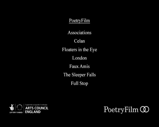 PoetryFilm Equinox menu screen