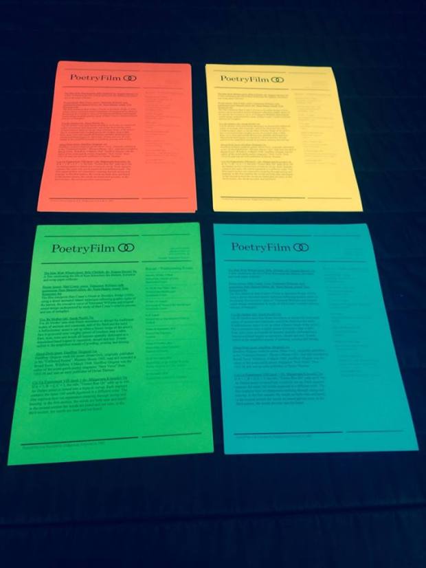PoetryFilm programmes