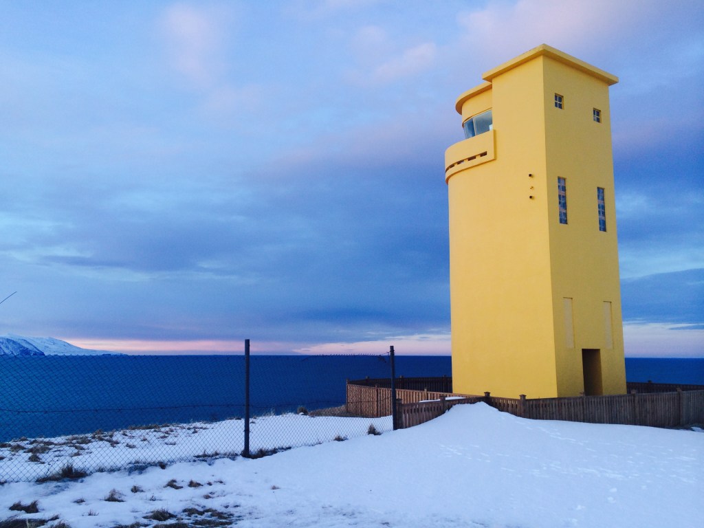 yellow lighthouse